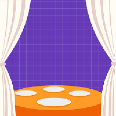 餐桌美学简约插画公众号次图背景