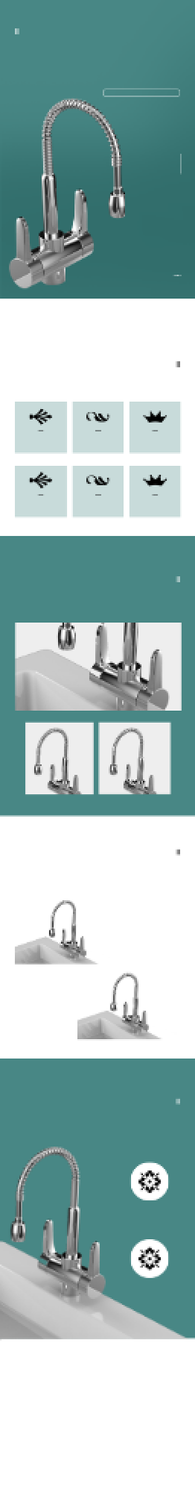 水龙头洗菜盆水龙头厨房用品详情页背景