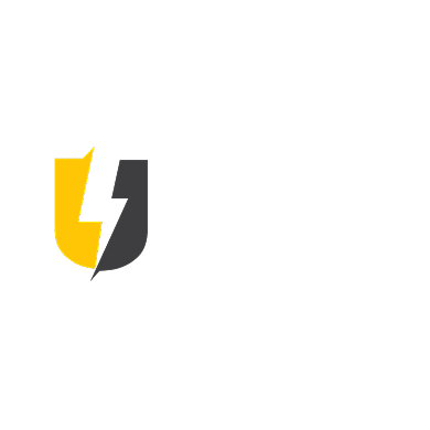 u字母标志电力标志logo背景