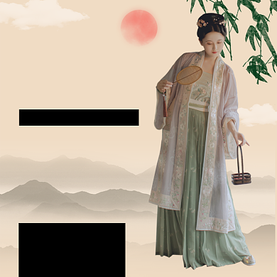 女装服装汉服主图直通车背景