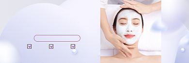 美容项目纤体SPA按摩水疗美团海报背景