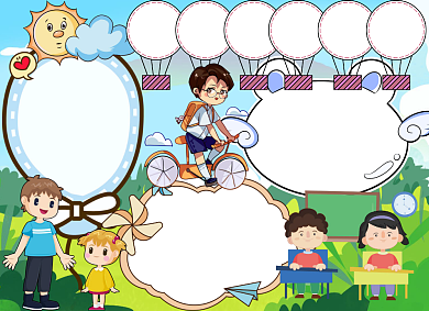 安全在我心中小报手抄报背景