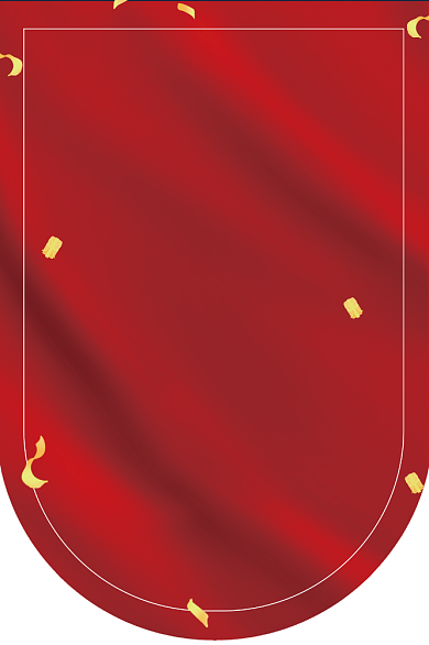 年终促销红色大气吊旗背景