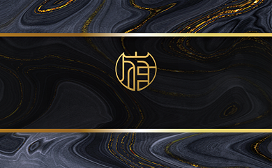 黑色鎏金质感公司名片背景