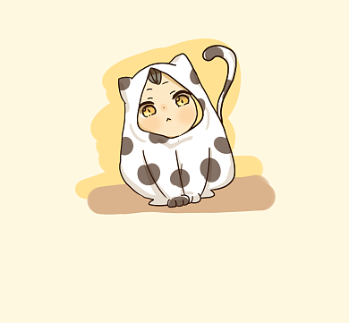 越胖越可爱清新简约朋友圈封面背景