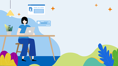 考研押题冲刺插画广告banner背景