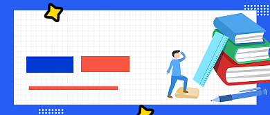 国考笔试提前学卡通教育公众号首图背景