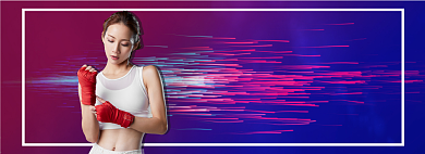 春节过年不打烊运动健身装备海报banner背景