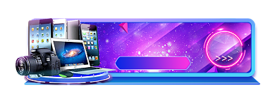 国庆节紫色渐变数码家电悬浮胶囊入口图背景