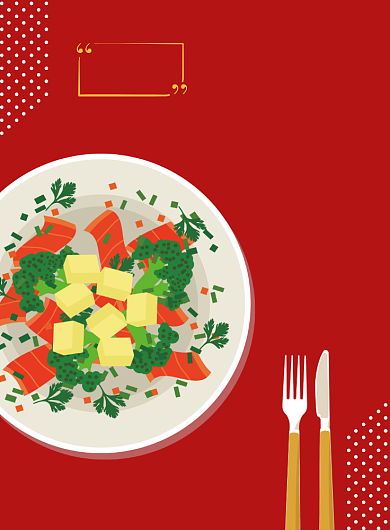 光盘行动红色插画印刷海报背景