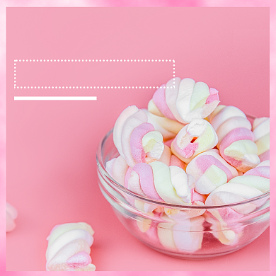 食品类淘宝主图直通车棉花糖模板背景