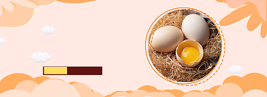 电商新鲜鸡蛋促销海报背景