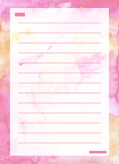 情书情人节文艺彩色浪漫520告白信纸背景