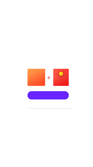 紫色简约金融红包抽奖弹窗移动界面背景