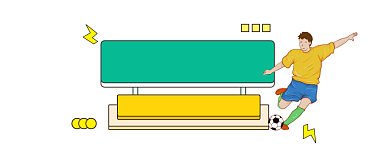 体育资讯大气简约公众号logo背景