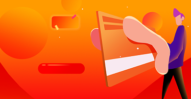 新人见面礼淘宝电商横版图背景