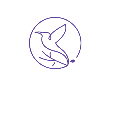 大气简约飞鸟图形电商微商logo背景