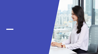 深蓝色简约会计师考试拿证培训教育课程背景