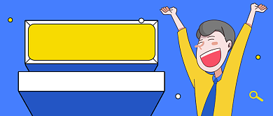 合伙人招募创意卡通公众号首图背景