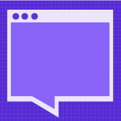 发货通知紫色几何公众号次图背景