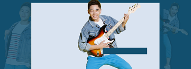 燃冬季男装电商全屏海报背景