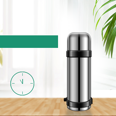 绿色电商家居用品保温杯水杯促销主图背景