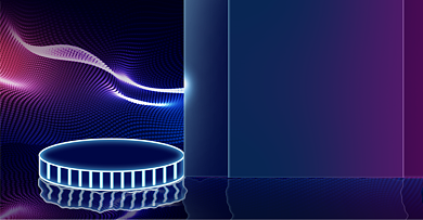 秋季手机新品数码电子上市预售发布蓝紫海报背景