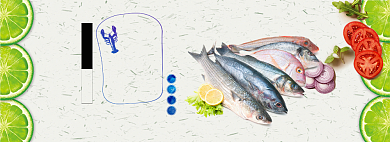 电商淘宝生鲜食品海鲜海报背景