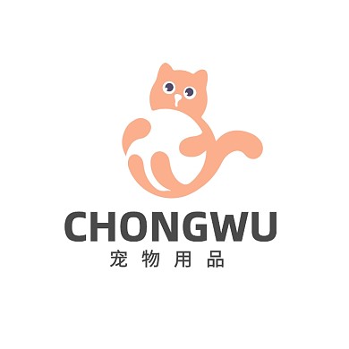 小猫用品宠物店猫粮玩具LOGO