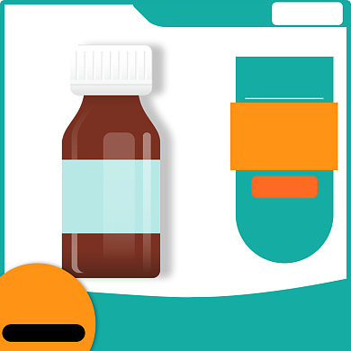 止咳糖浆宝宝冬季咳嗽药物主图直通车背景