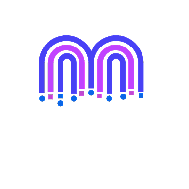 科技互联网商业简约字母m标志背景