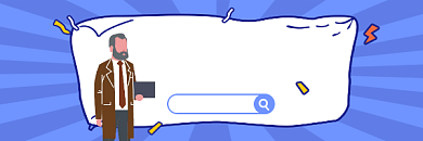 保险理财赚钱商务插画热文链接背景