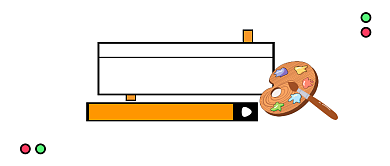 绘画学堂简约插画公众号logo背景