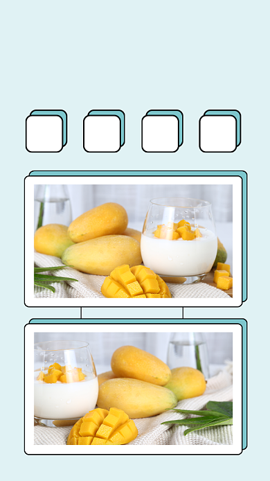 餐饮美食新品促销文章配图背景