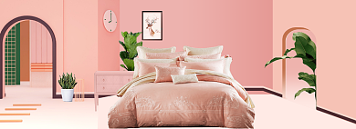 淘宝天猫家纺家居床上用品四件套海报背景