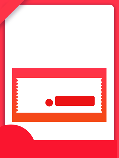 限时红包时尚简约电商优惠券主图背景