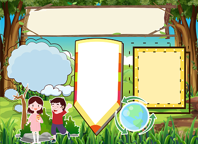 保护地球小报手抄报背景