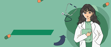 绿色卡通手绘精神心理健康公众号首图背景