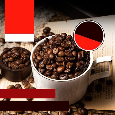 双十一饮品咖啡咖啡豆主图直通车背景