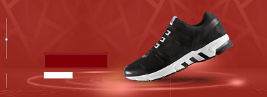 燃冬季男鞋电商全屏海报背景