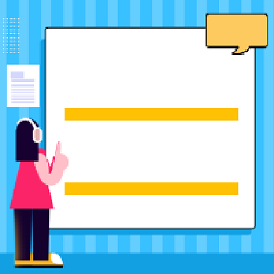 MBA试听课简约插画公众号次图背景