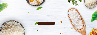 简约清新家居风格大米海报背景