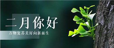 你好二月再见一月公众号首图