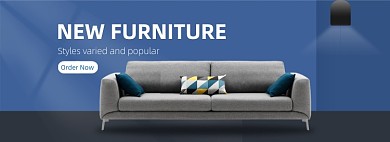 跨境电商英文家装沙发海报banner