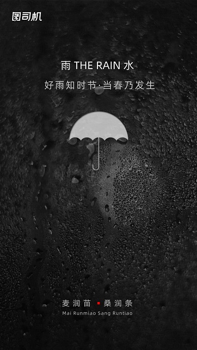 清明节气创意大气手机海报