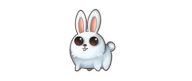 可爱的唯美兔子简笔画