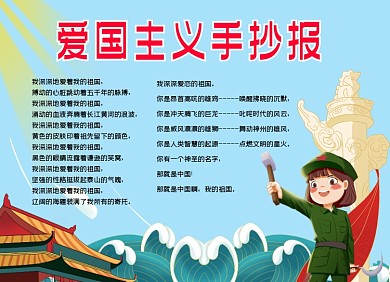 爱国主义建党100周年小报手抄报