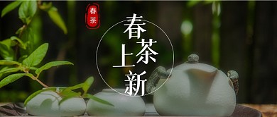 春茶上新上市茶叶摄影图公众号首图