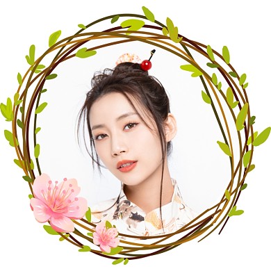 春天赏花踏青樱花元素微信头像