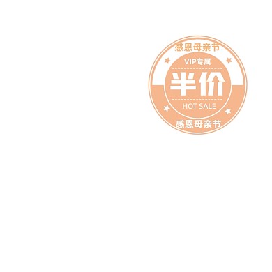 感恩母亲节圆形活动主图图标